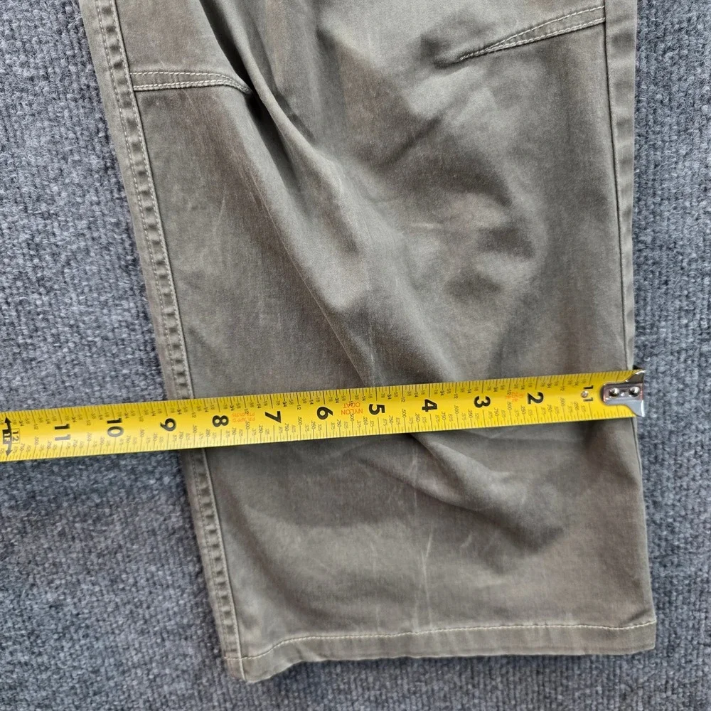 KUHL‎ Mens Khaki SLACKR Cargo Pants Outdoor Work Utility Pants Size 38X30